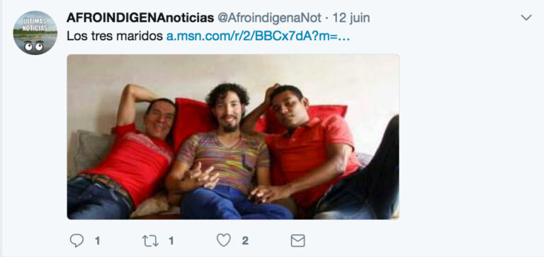 «Mariage à trois» en Colombie